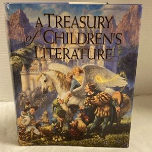 A Treasury of Children’s Literature Timeless Traditional Vintage Hardcover Book